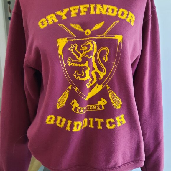 Harry Potter Gryffindor Quidditch Crewneck Sweatshirt - Picture 3 of 3